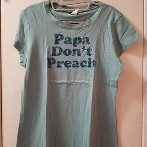 papa don"t preach short sleeve tee